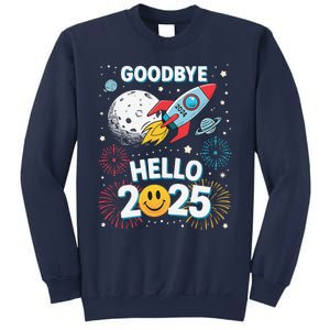 Family Pajamas Goodbye 2024 Hello 2025 Fly Happy New Year Sweatshirt