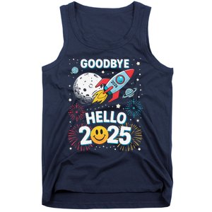 Family Pajamas Goodbye 2024 Hello 2025 Fly Happy New Year Tank Top