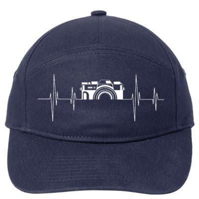 Funny Photographer Gift Photography Camera Lovers Men Women 7-Panel Snapback Hat