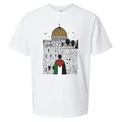 Free Palestine Gaza Palestine Support Sueded Cloud Jersey T-Shirt