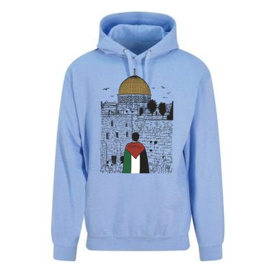 Free Palestine Gaza Palestine Support Unisex Surf Hoodie