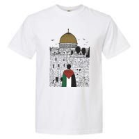 Free Palestine Gaza Palestine Support Garment-Dyed Heavyweight T-Shirt