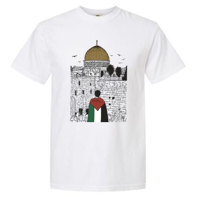 Free Palestine Gaza Palestine Support Garment-Dyed Heavyweight T-Shirt