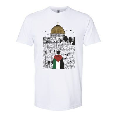 Free Palestine Gaza Palestine Support Softstyle CVC T-Shirt