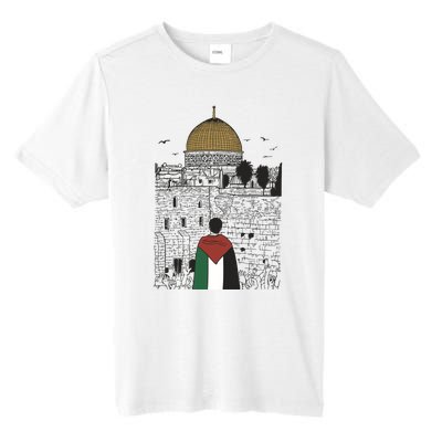 Free Palestine Gaza Palestine Support Tall Fusion ChromaSoft Performance T-Shirt