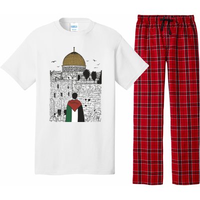 Free Palestine Gaza Palestine Support Pajama Set