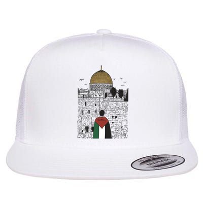 Free Palestine Gaza Palestine Support Flatbill Hat