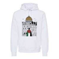 Free Palestine Gaza Palestine Support Premium Hoodie