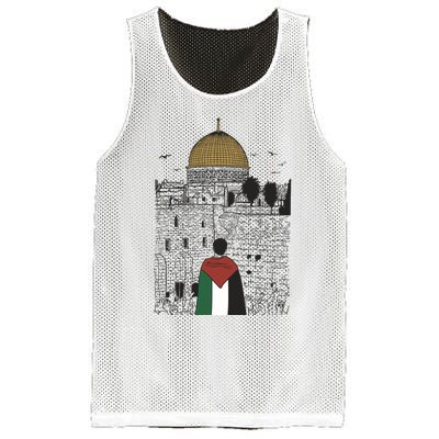 Free Palestine Gaza Palestine Support Mesh Reversible Basketball Jersey Tank