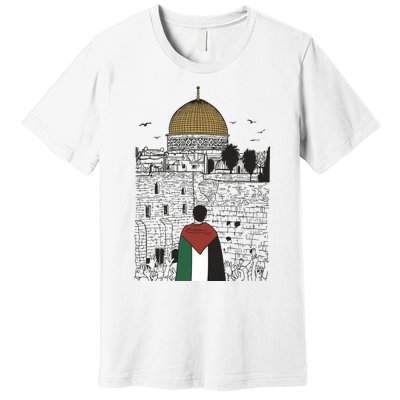 Free Palestine Gaza Palestine Support Premium T-Shirt