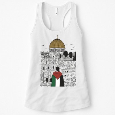 Free Palestine Gaza Palestine Support Womens Tank Top
