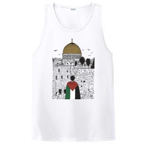 Free Palestine Gaza Palestine Support PosiCharge Competitor Tank