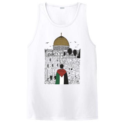 Free Palestine Gaza Palestine Support PosiCharge Competitor Tank