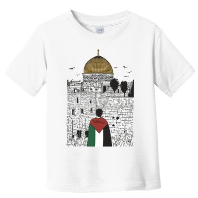 Free Palestine Gaza Palestine Support Toddler T-Shirt