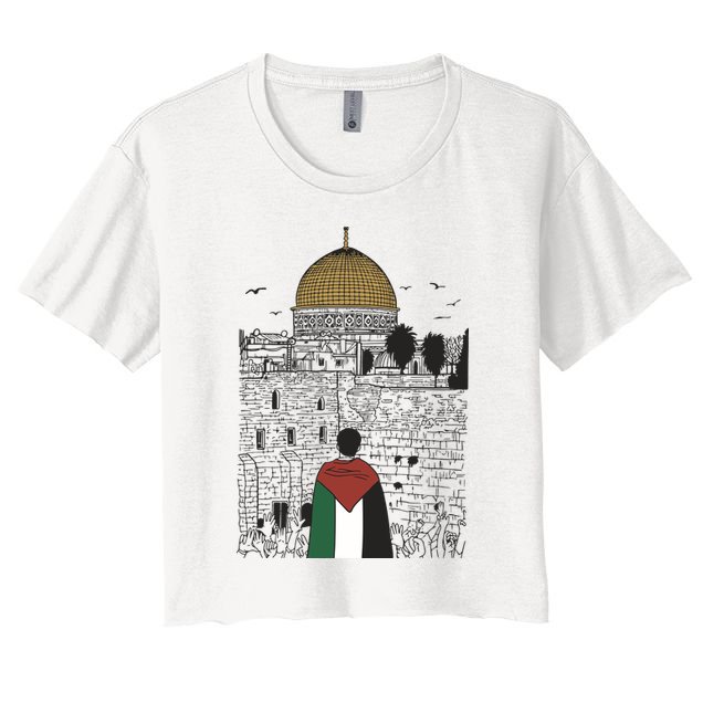 Free Palestine Gaza Palestine Support Crop Top