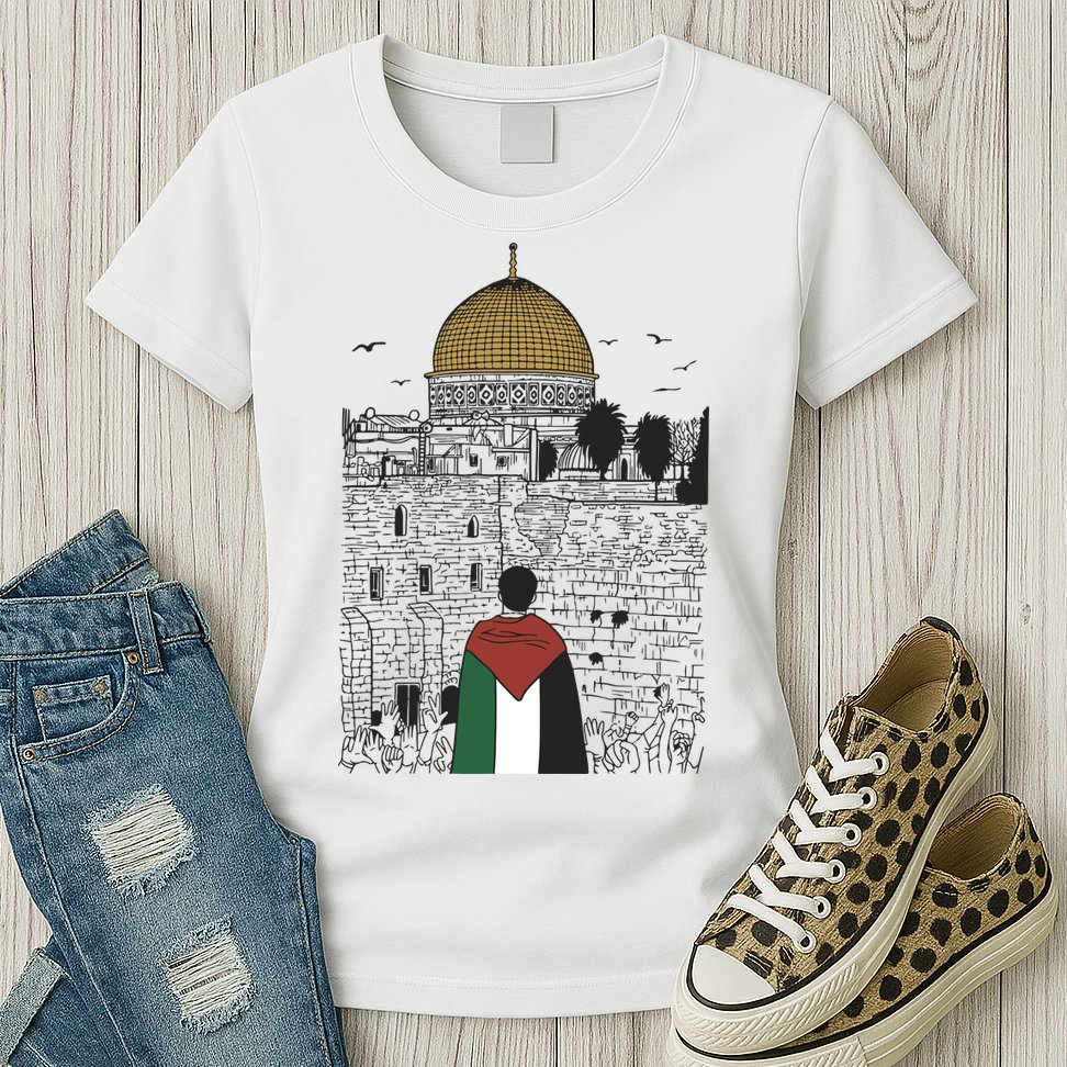 Free Palestine Gaza Palestine Support Womens T-Shirt