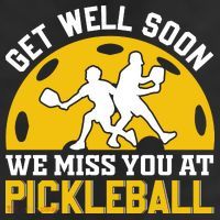 Funny Pickleball Get Well Soon We Miss You At Pickleball 11oz C Handle Ceramic Mug