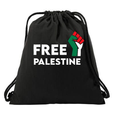 Free Palestine Gaza Flag Freedom For Palestinians Drawstring Bag