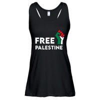 Free Palestine Gaza Flag Freedom For Palestinians Ladies Essential Flowy Tank