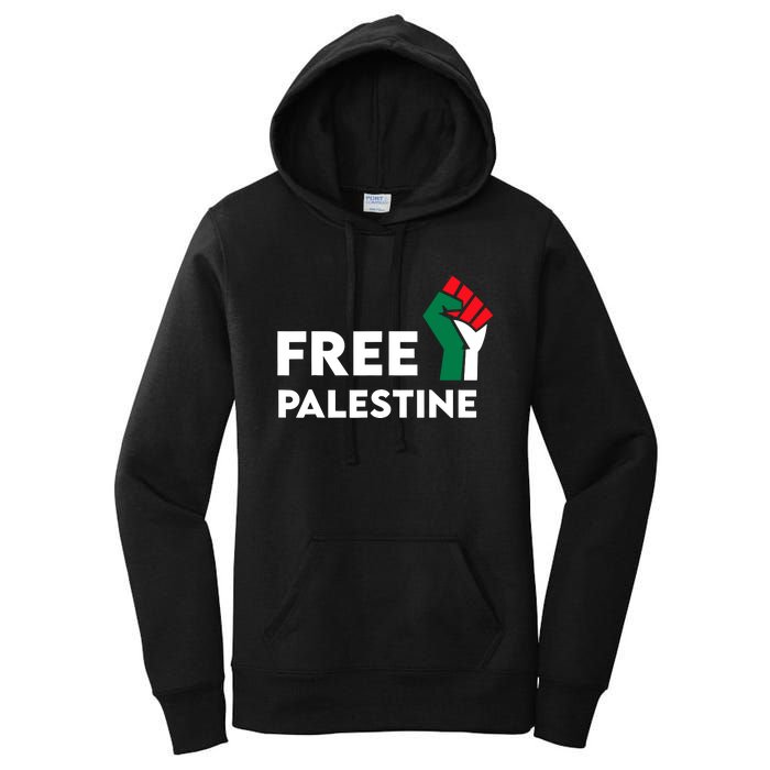 Free Palestine Gaza Flag Freedom For Palestinians Women's Pullover Hoodie