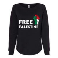 Free Palestine Gaza Flag Freedom For Palestinians Womens California Wash Sweatshirt