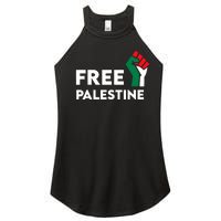 Free Palestine Gaza Flag Freedom For Palestinians Women's Perfect Tri Rocker Tank