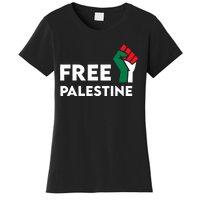 Free Palestine Gaza Flag Freedom For Palestinians Women's T-Shirt