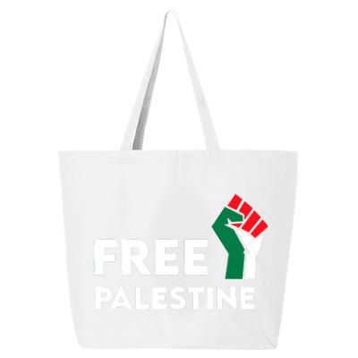 Free Palestine Gaza Flag Freedom For Palestinians 25L Jumbo Tote