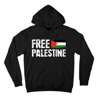 Free Palestine Gaza Flag Arabic Freedom for Palestinians Hoodie