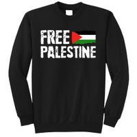 Free Palestine Gaza Flag Arabic Freedom for Palestinians Sweatshirt