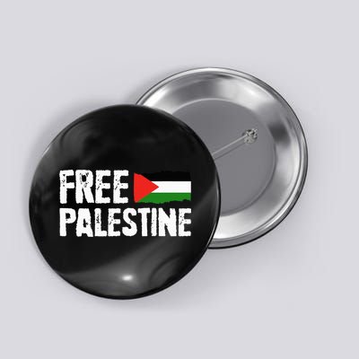 Free Palestine Gaza Flag Arabic Freedom for Palestinians Button