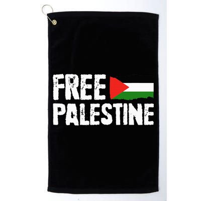 Free Palestine Gaza Flag Arabic Freedom for Palestinians Golf Towel