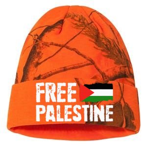 Free Palestine Gaza Flag Arabic Freedom for Palestinians Kati Licensed 12" Camo Beanie