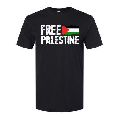 Free Palestine Gaza Flag Arabic Freedom for Palestinians Softstyle CVC T-Shirt