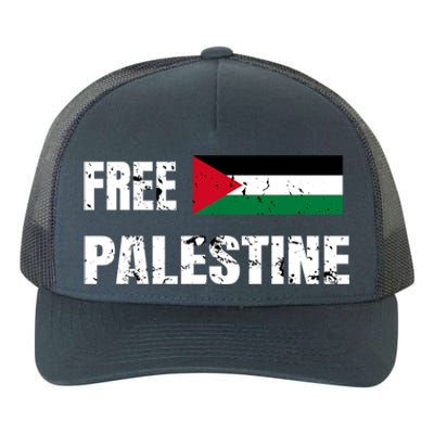 Free Palestine Gaza Flag Arabic Freedom For Palestinians Gift Yupoong Adult 5-Panel Trucker Hat