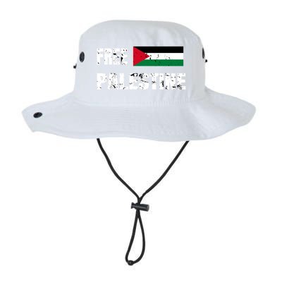 Free Palestine Gaza Flag Arabic Freedom For Palestinians Gift Legacy Cool Fit Booney Bucket Hat