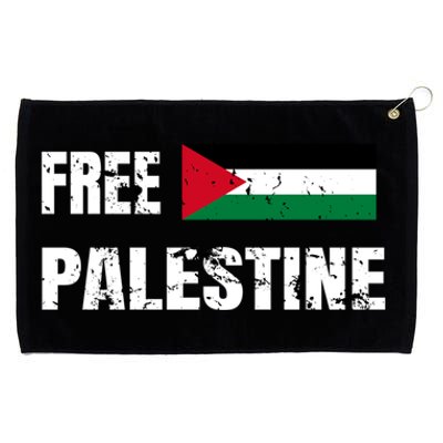 Free Palestine Gaza Flag Arabic Freedom For Palestinians Cool Gift Grommeted Golf Towel