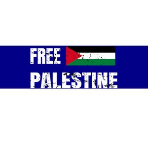 Free Palestine Gaza Flag Arabic Freedom For Palestinians Cool Gift Bumper Sticker