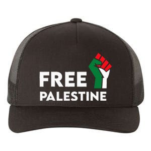 Free Palestine Gaza Flag Freedom for Palestinians Yupoong Adult 5-Panel Trucker Hat