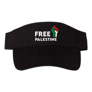 Free Palestine Gaza Flag Freedom for Palestinians Valucap Bio-Washed Visor