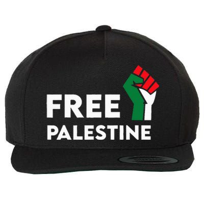 Free Palestine Gaza Flag Freedom for Palestinians Wool Snapback Cap