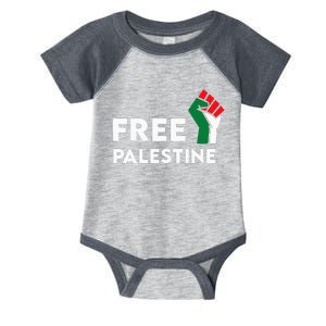 Free Palestine Gaza Flag Freedom for Palestinians Infant Baby Jersey Bodysuit