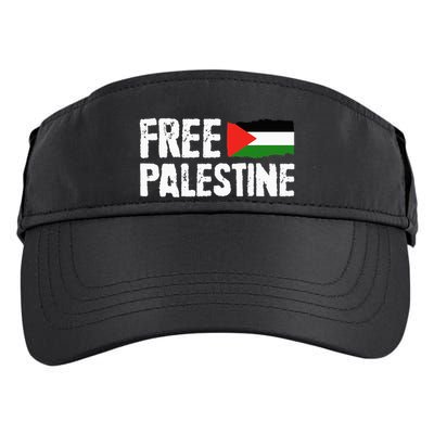 Free Palestine Gaza Flag Arabic Freedom for Palestinians Adult Drive Performance Visor