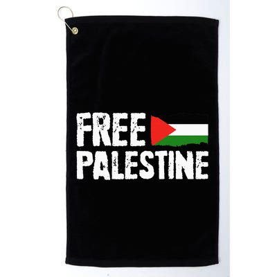 Free Palestine Gaza Flag Arabic Freedom for Palestinians Golf Towel