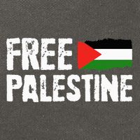 Free Palestine Gaza Flag Arabic Freedom for Palestinians Cotton Canvas Backpack