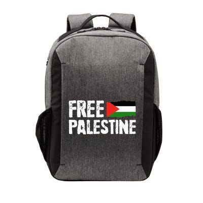 Free Palestine Gaza Flag Arabic Freedom for Palestinians Vector Backpack