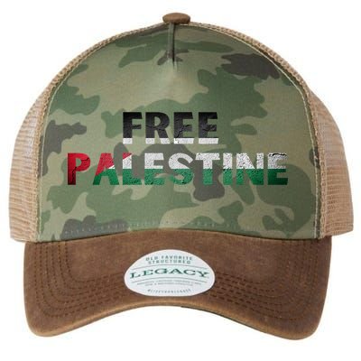 Free Palestine Gaza Flag Arabic Gift Legacy Tie Dye Trucker Hat