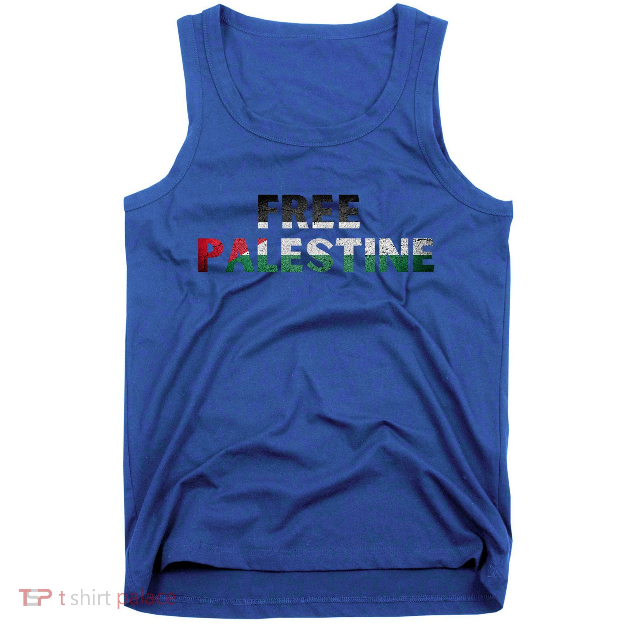 Free Palestine Gaza Flag Arabic Gift Tank Top