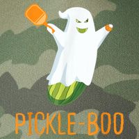Funny Pickle Ghost Loves To Play Pickleball At Halloween Legacy Tie Dye Trucker Hat