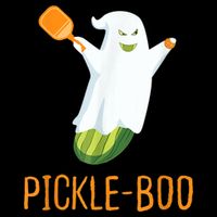 Funny Pickle Ghost Loves To Play Pickleball At Halloween Impact Tech Backpack